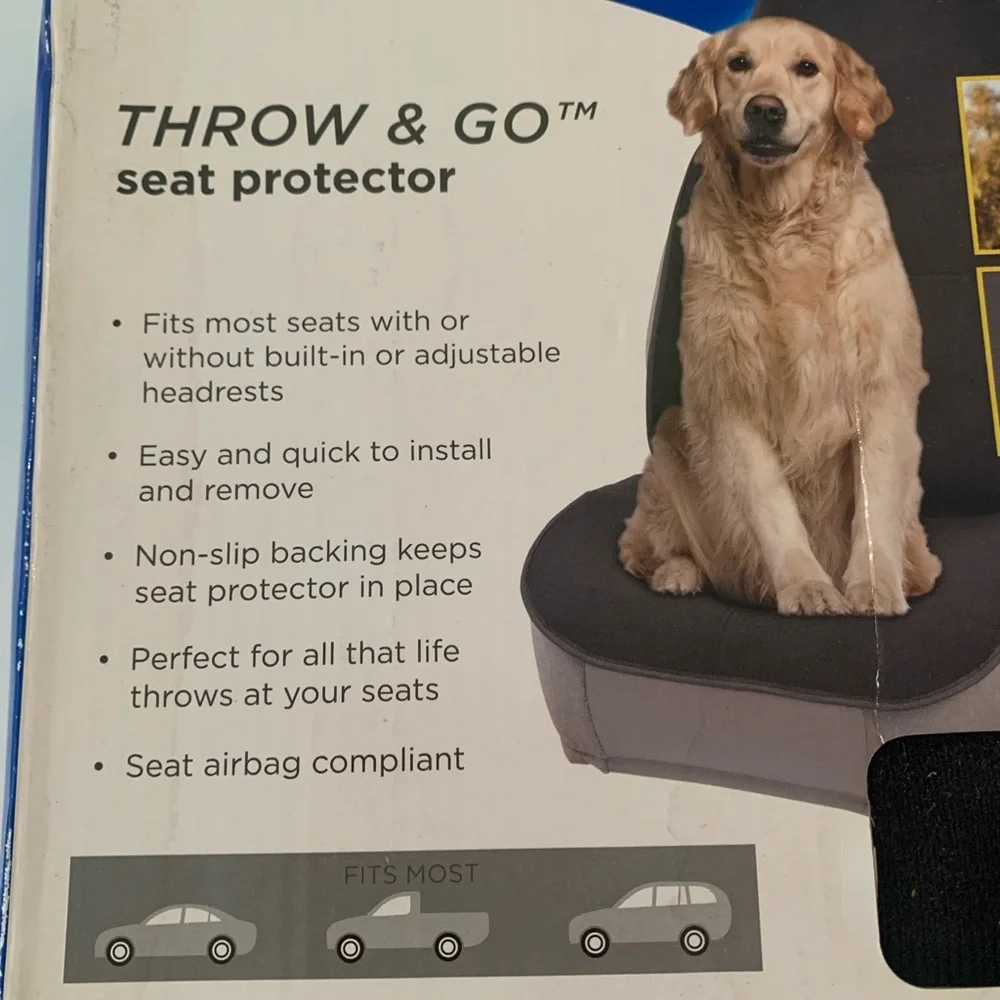 BELL Throw & GO Multi-Use Auto Seat Protector Pet Car Seat 56999-8 NEW NWT